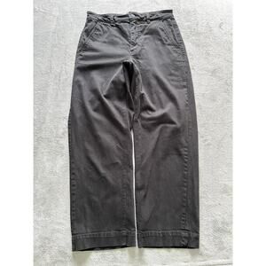 Everlane Jeans Womens 4 Black Cropped Straight Regular‎ 29x26 High Waisted Rise